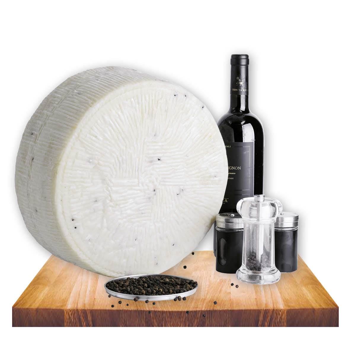 Primo Sale cheese with black pepper