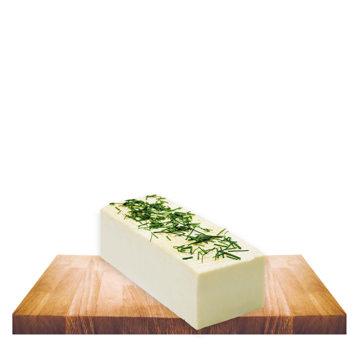 Goat cheese block with chive
