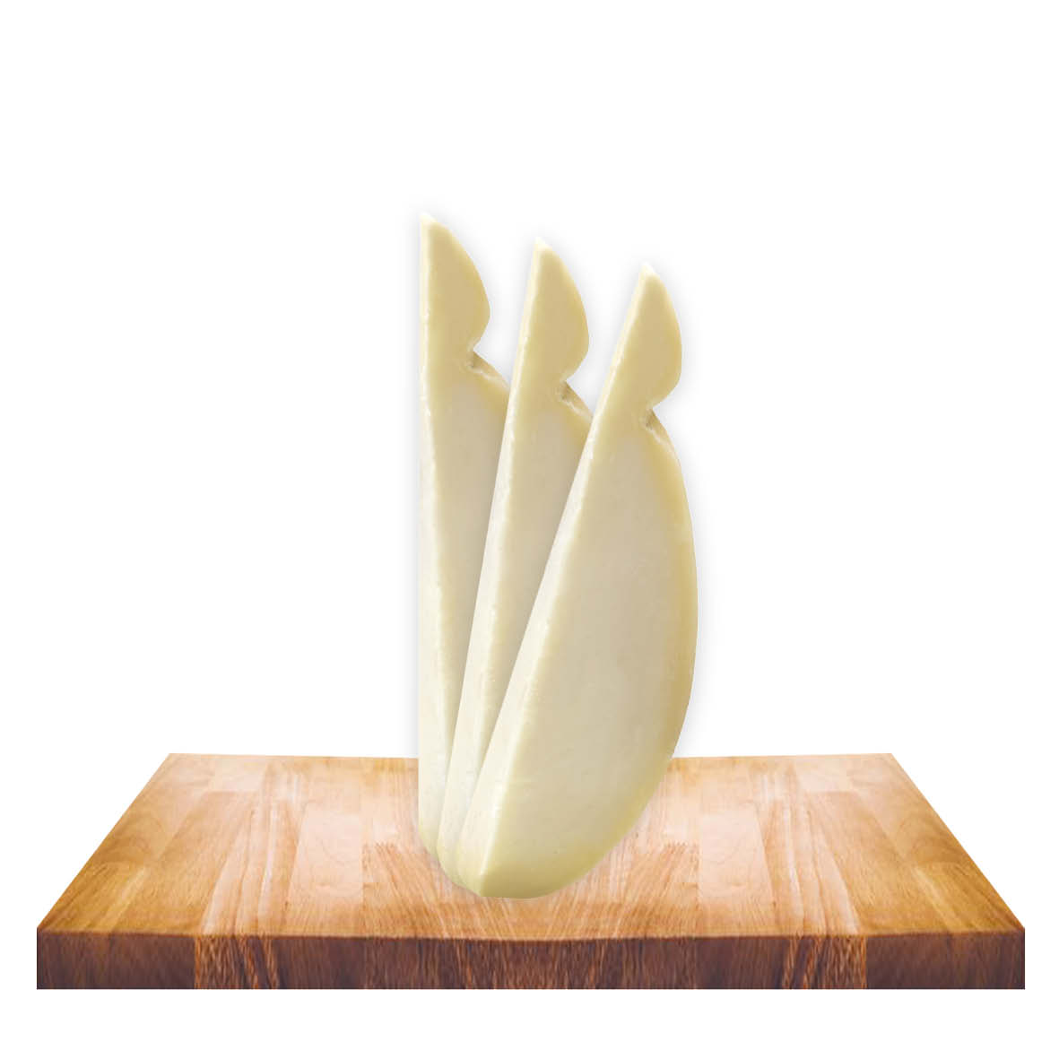 Aged Provola cheese wedges