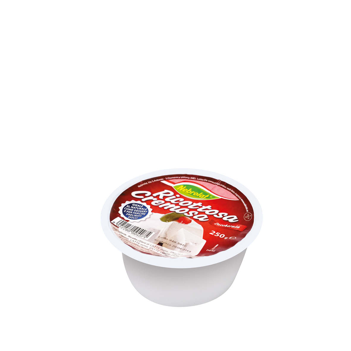 Creamy sweet ricotta gr 250